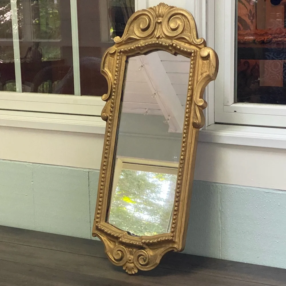 Vintage Gold Borghese Mirror.